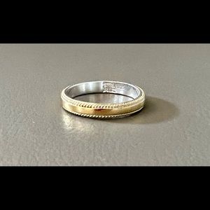 Anna Beck 18K Gold Plated Stacking Ring Sz. 7 New